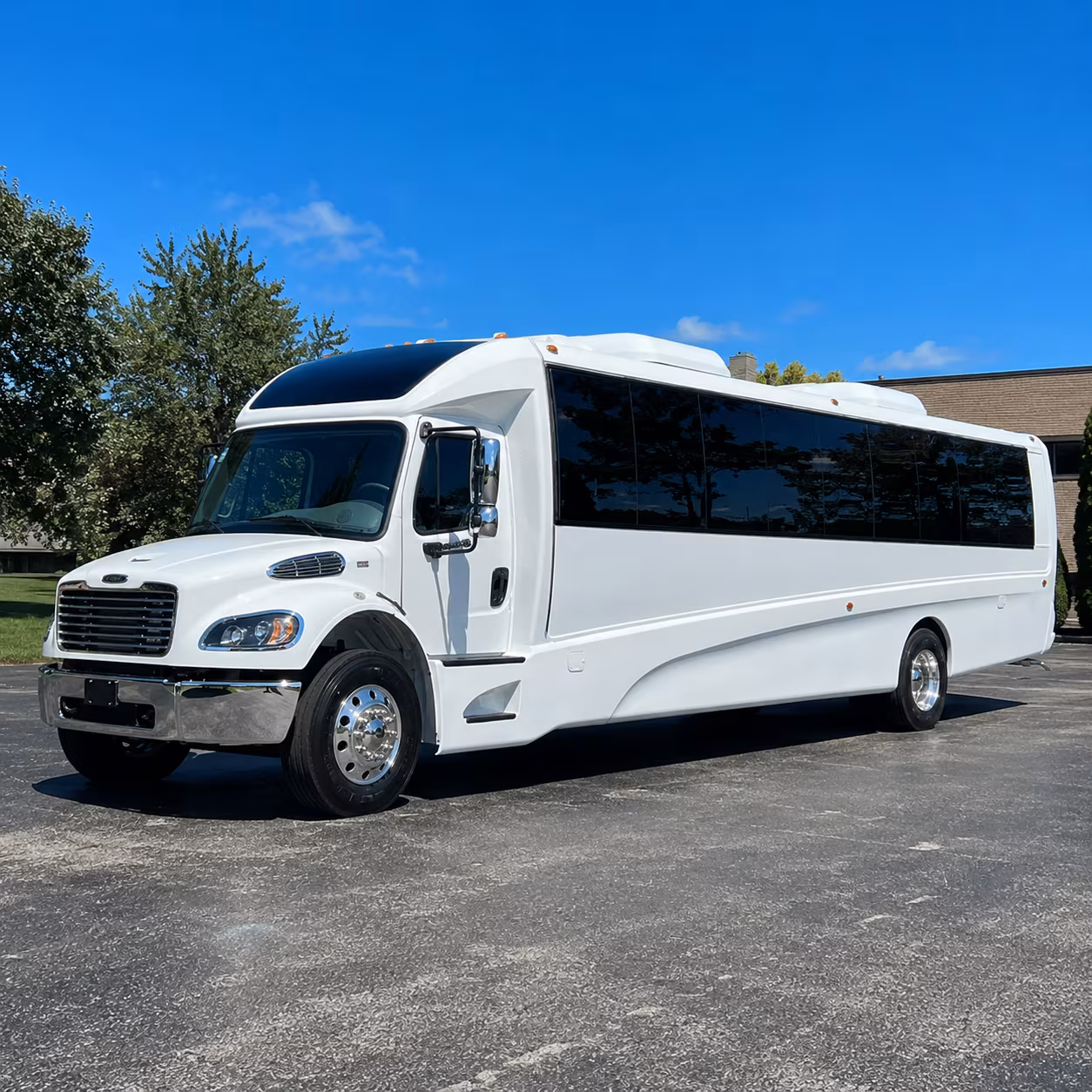Moreno Valley Airport Shuttle & Transportation party bus exterior