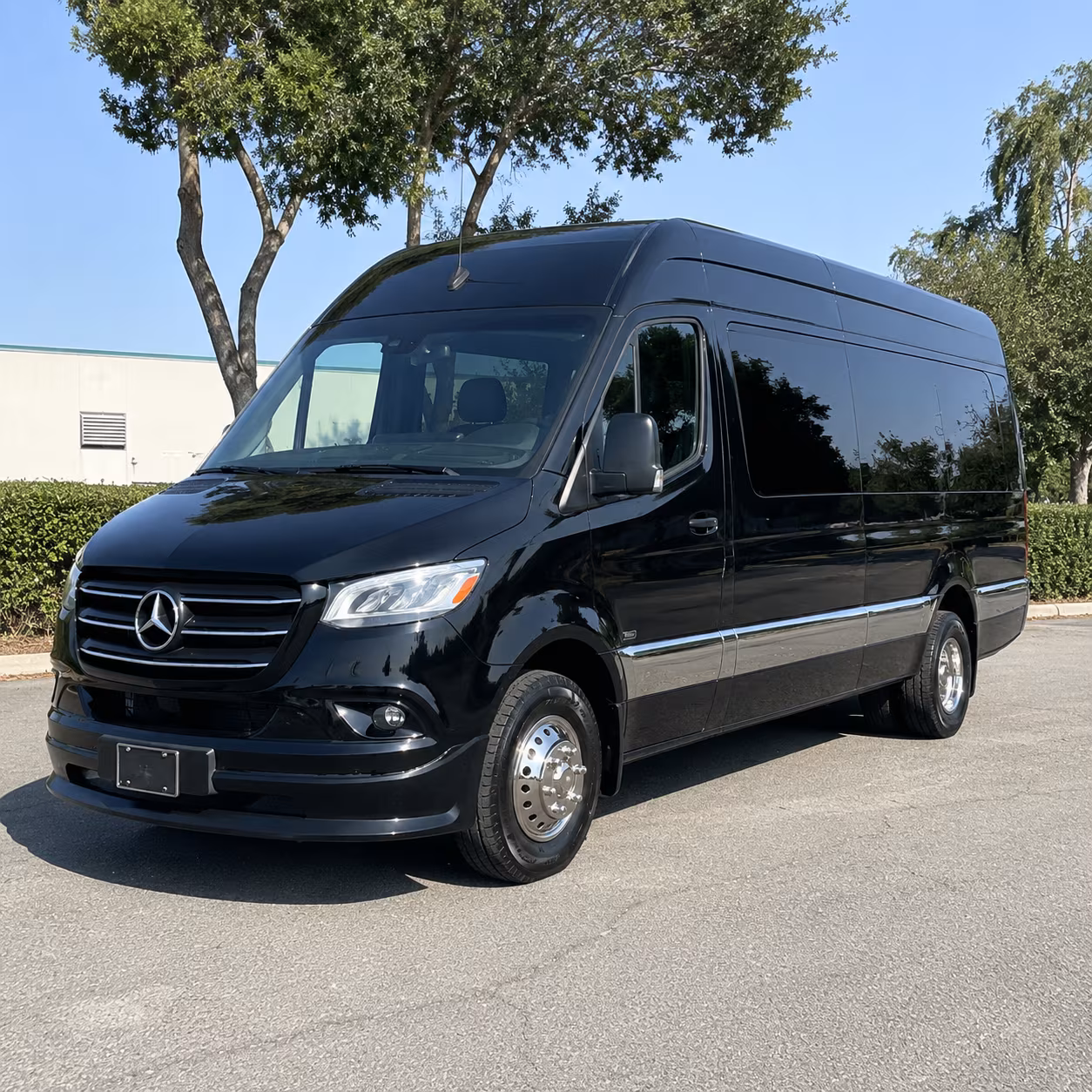 Moreno Valley Airport Shuttle & Transportation party bus exterior