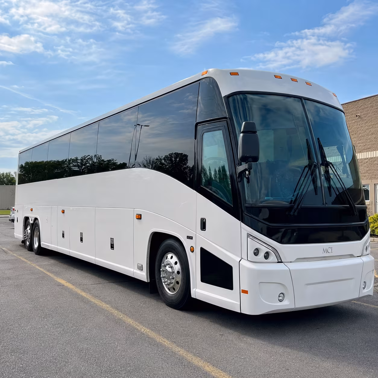 Moreno Valley Airport Shuttle & Transportation party bus exterior