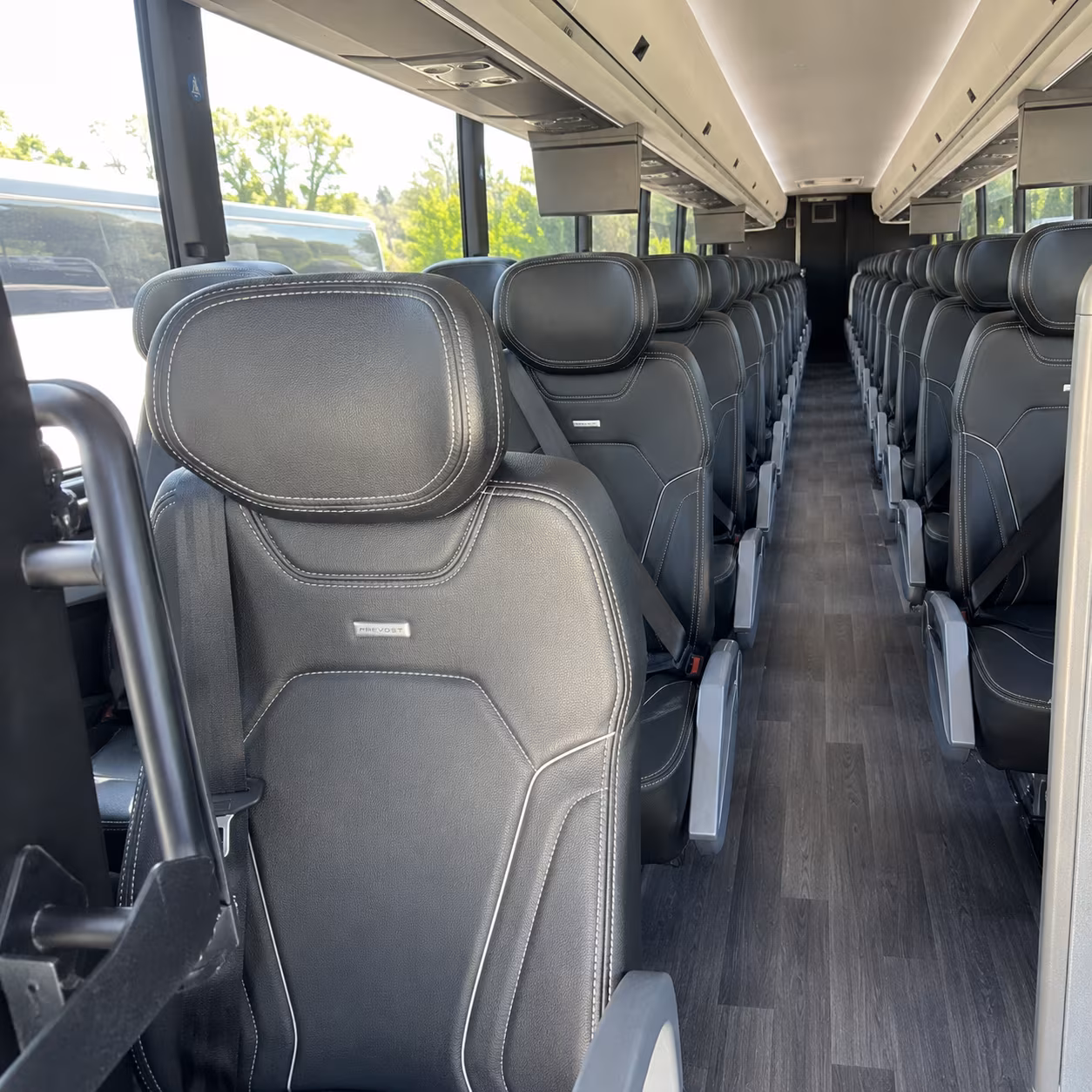 Moreno Valley Corporate Transportation party bus exterior