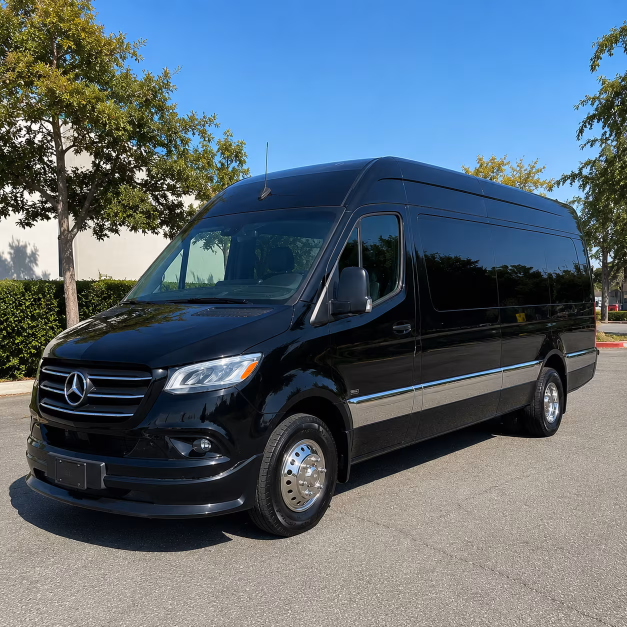 Moreno Valley Corporate Transportation party bus exterior