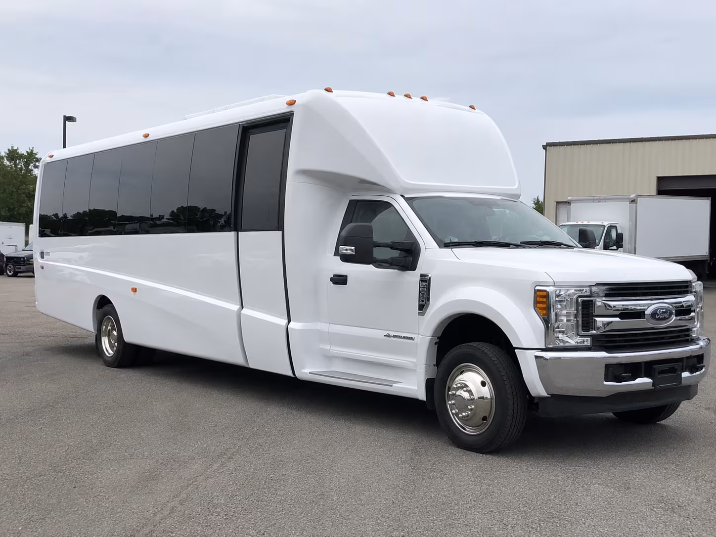Moreno Valley School Event Transportation party bus exterior