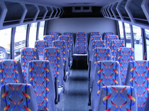 Irvine 15-35 Passenger Minibuses Interior