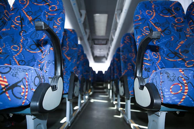 Anaheim 47-56 Passenger Charter Buses Interior